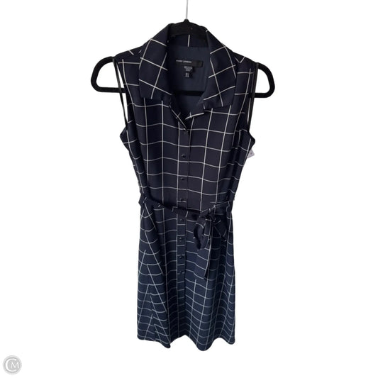 Dress Work By Maggy London In Blue & White, Size: S