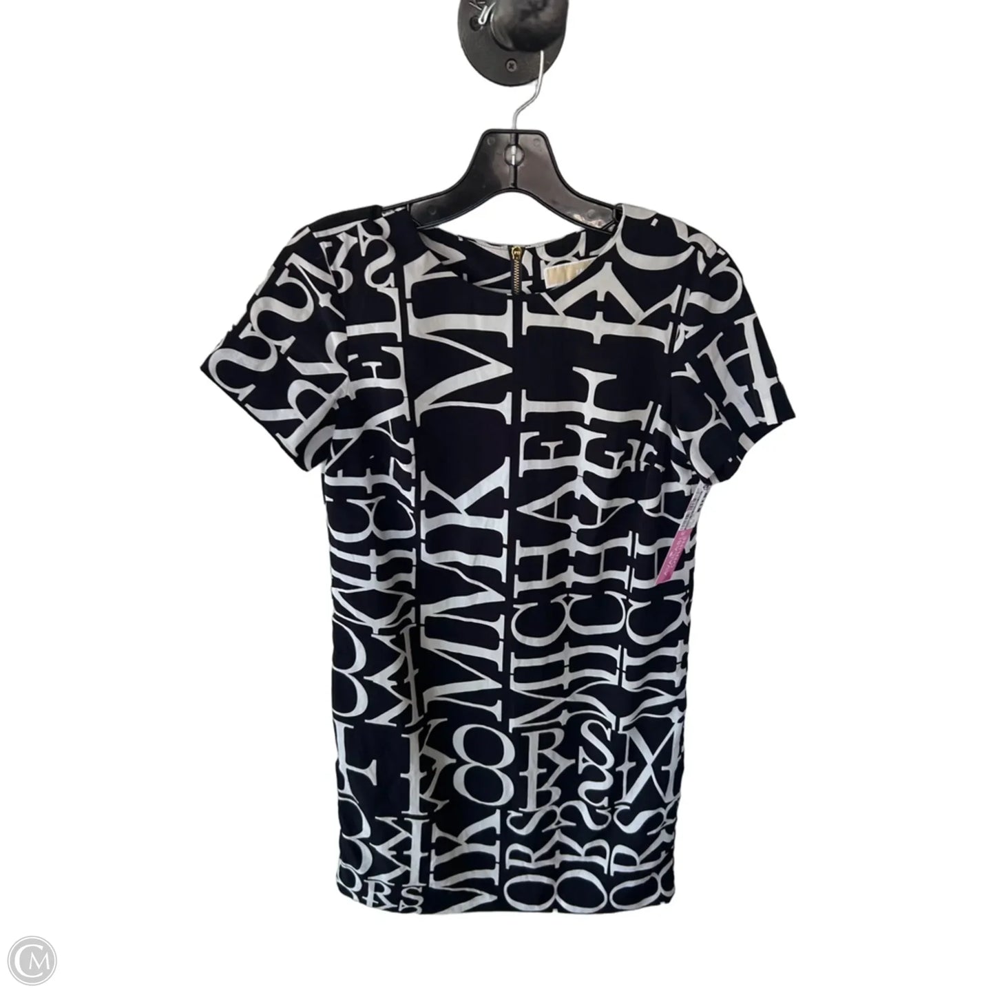 Dress Work By Michael By Michael Kors In Black & Cream, Size: Xs