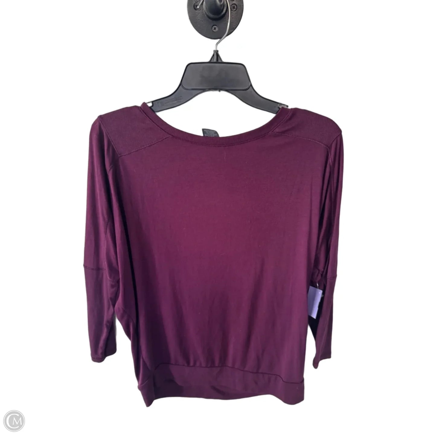 Athletic Top Long Sleeve Crewneck By C9 By Champion In Purple, Size: M