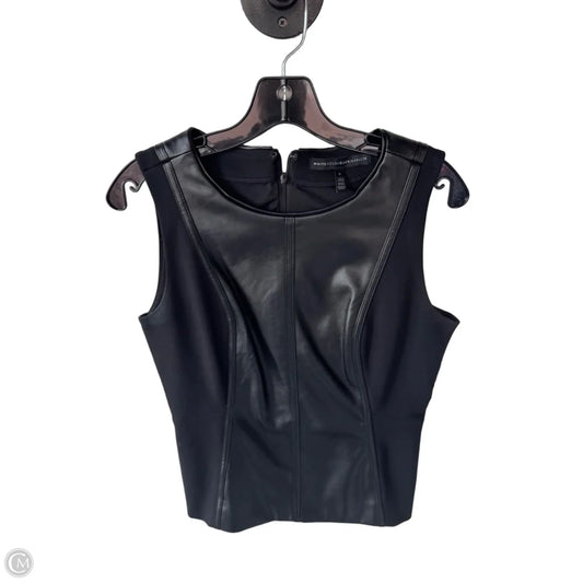 Blouse Sleeveless By White House Black Market In Black, Size: S