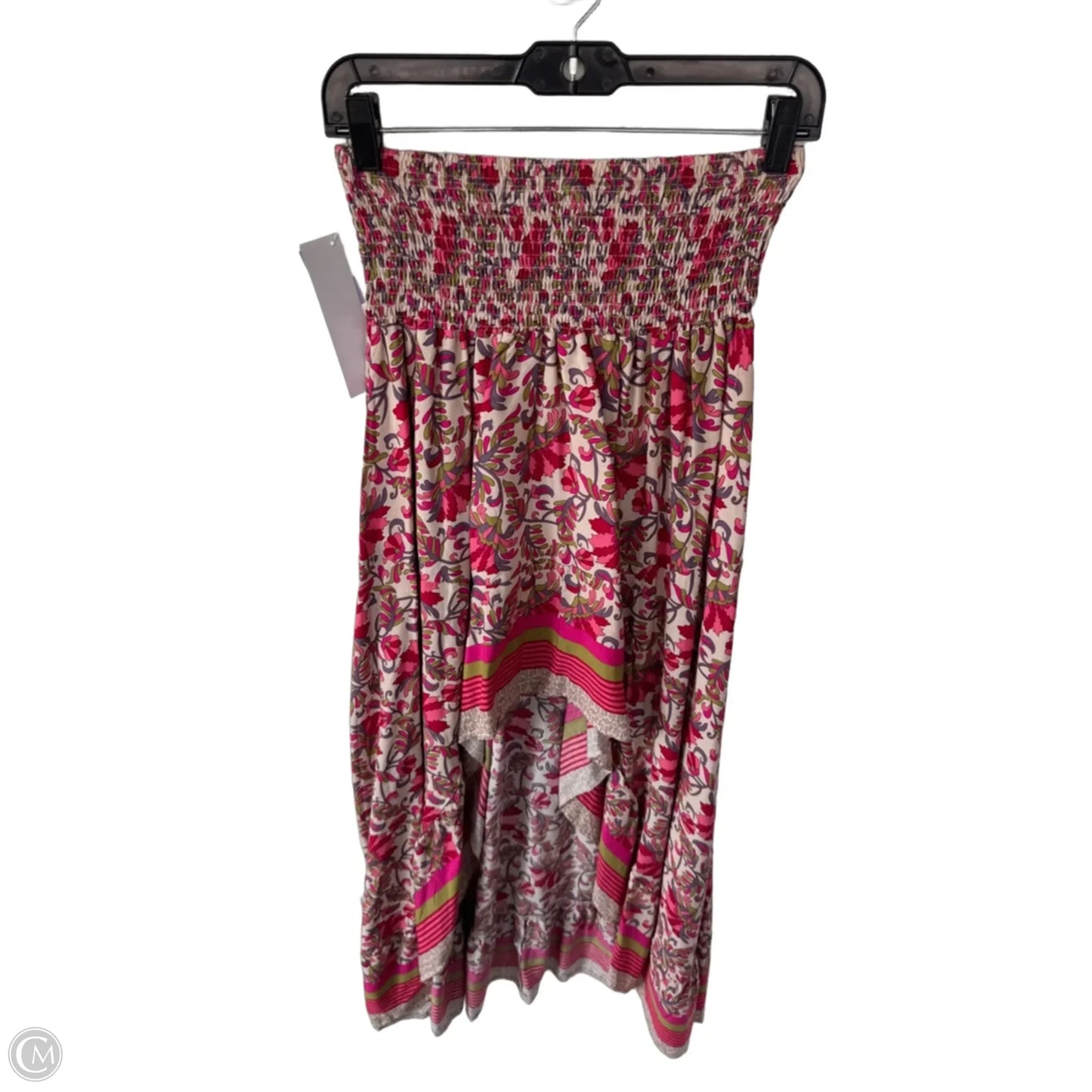 Skirt Maxi By Cmf In Pink & Tan, Size: M
