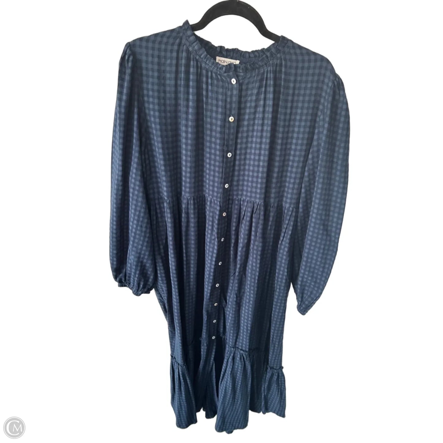 Dress Casual Maxi By Main Strip In Blue, Size: L