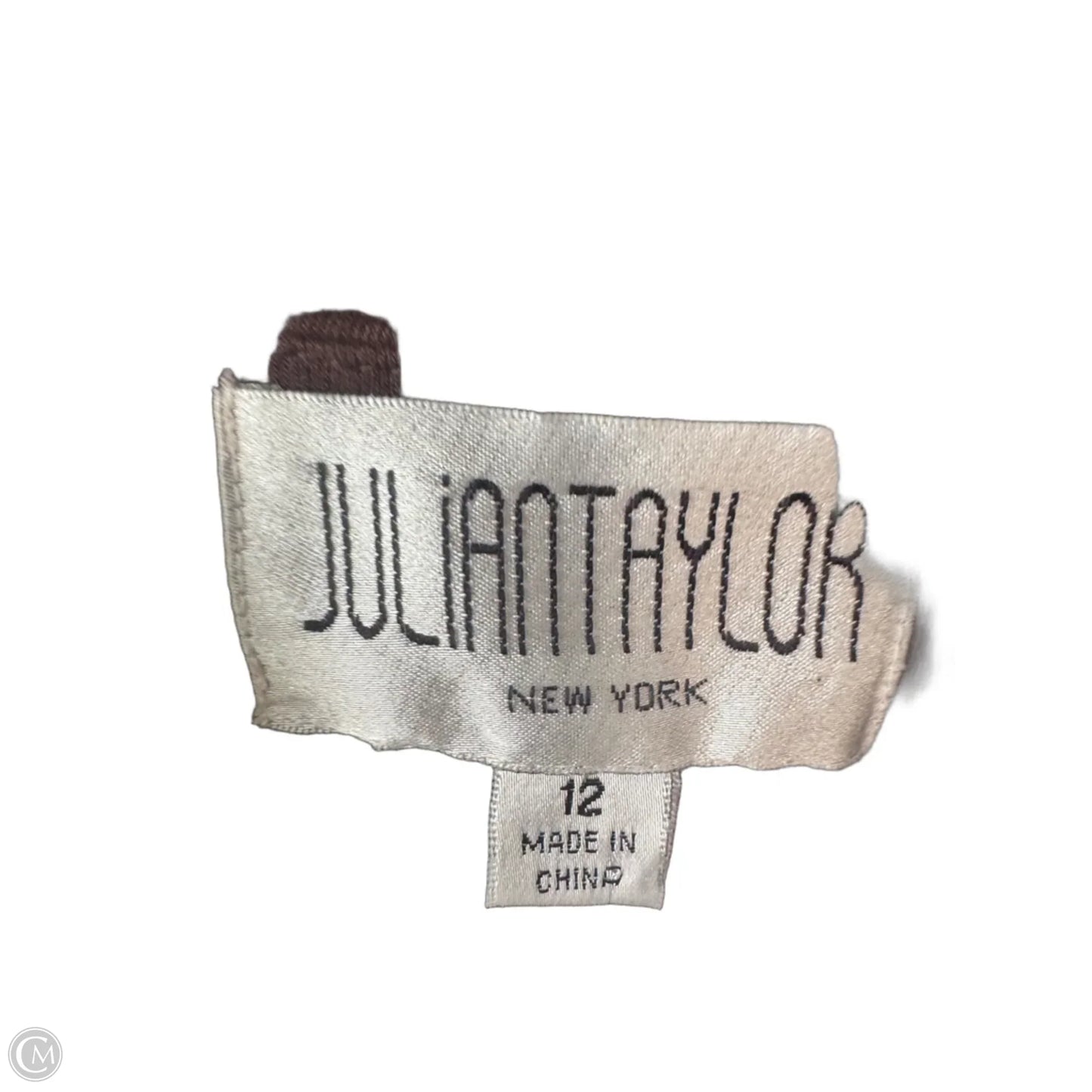 Dress Work By Julian Taylor In Brown, Size: L