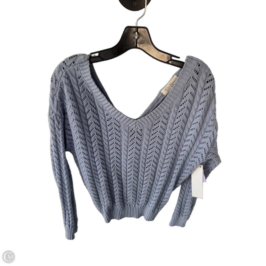 Sweater By Jessica Simpson In Blue, Size: L