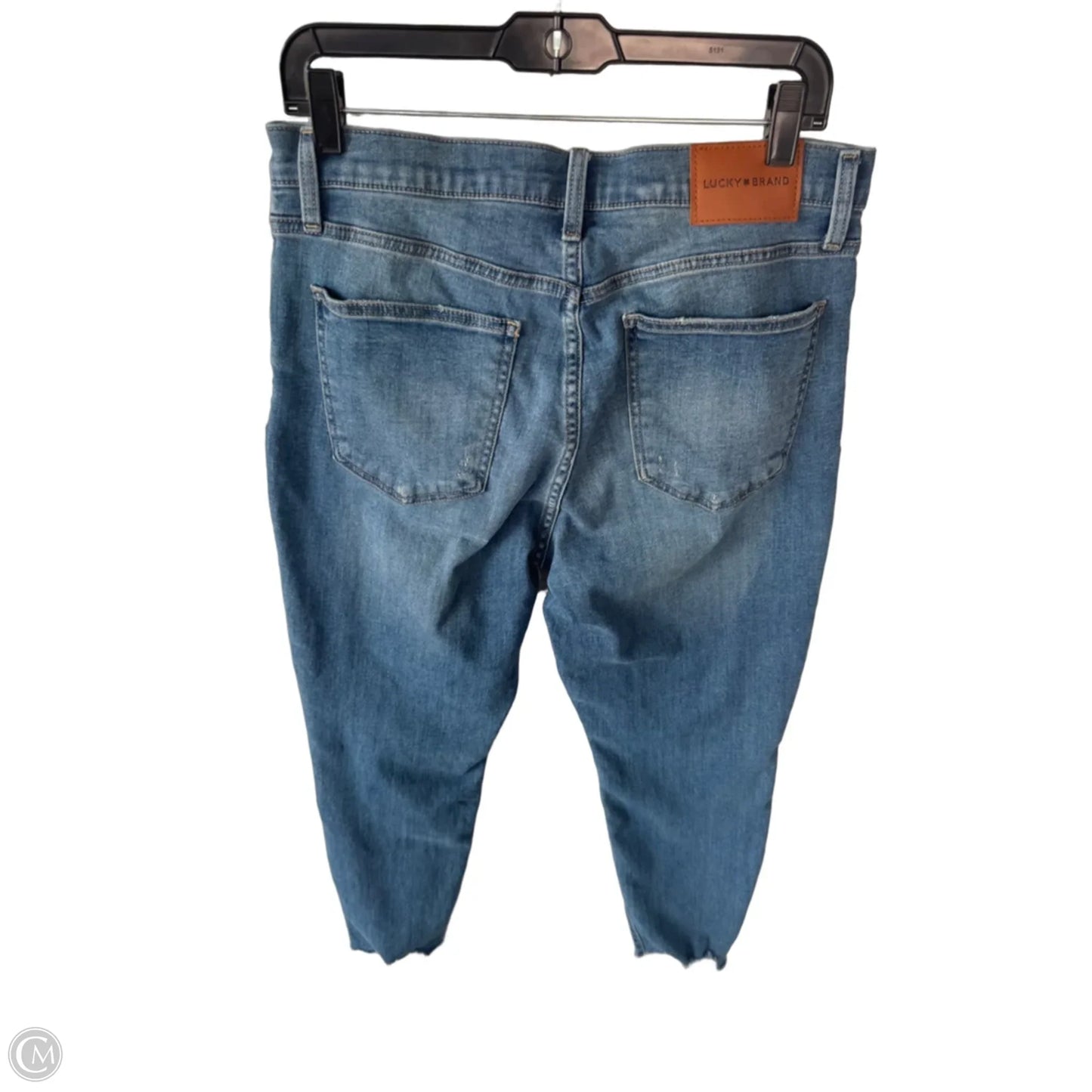Jeans Skinny By Lucky Brand In Blue Denim, Size: 12