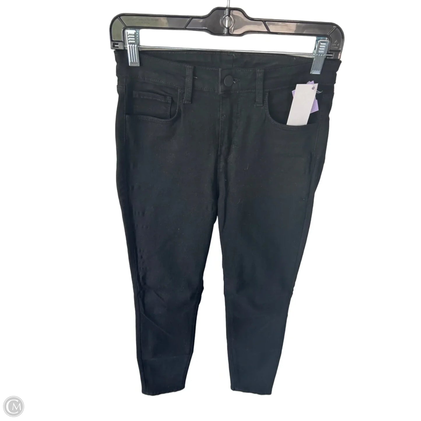 Jeans Skinny By L Agence In Black Denim, Size: 4