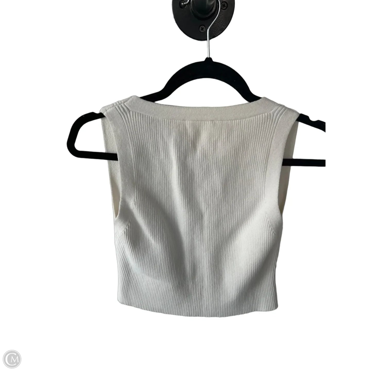 Vest Sweater By Reformation In White, Size: S
