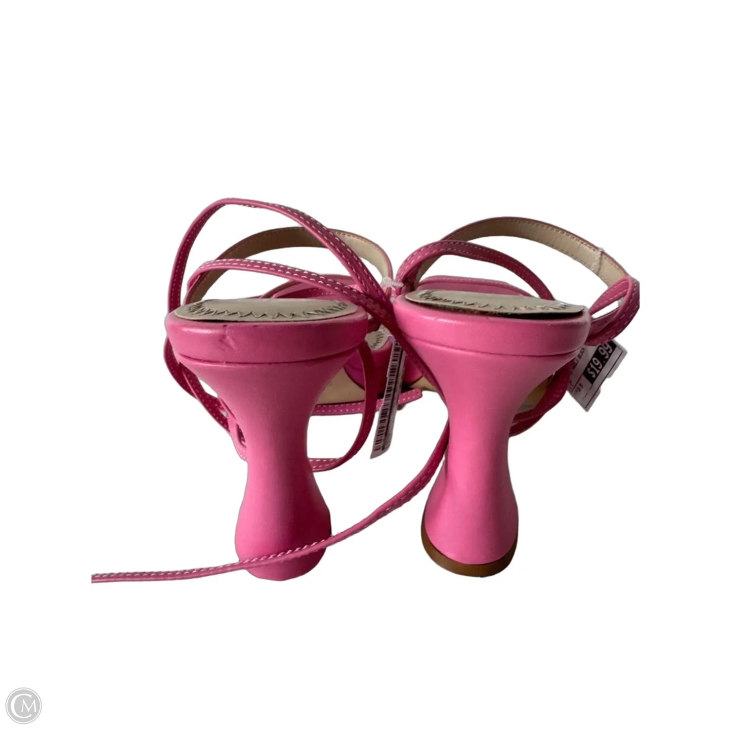 Sandals Heels Block By Bp In Pink, Size: 8.5