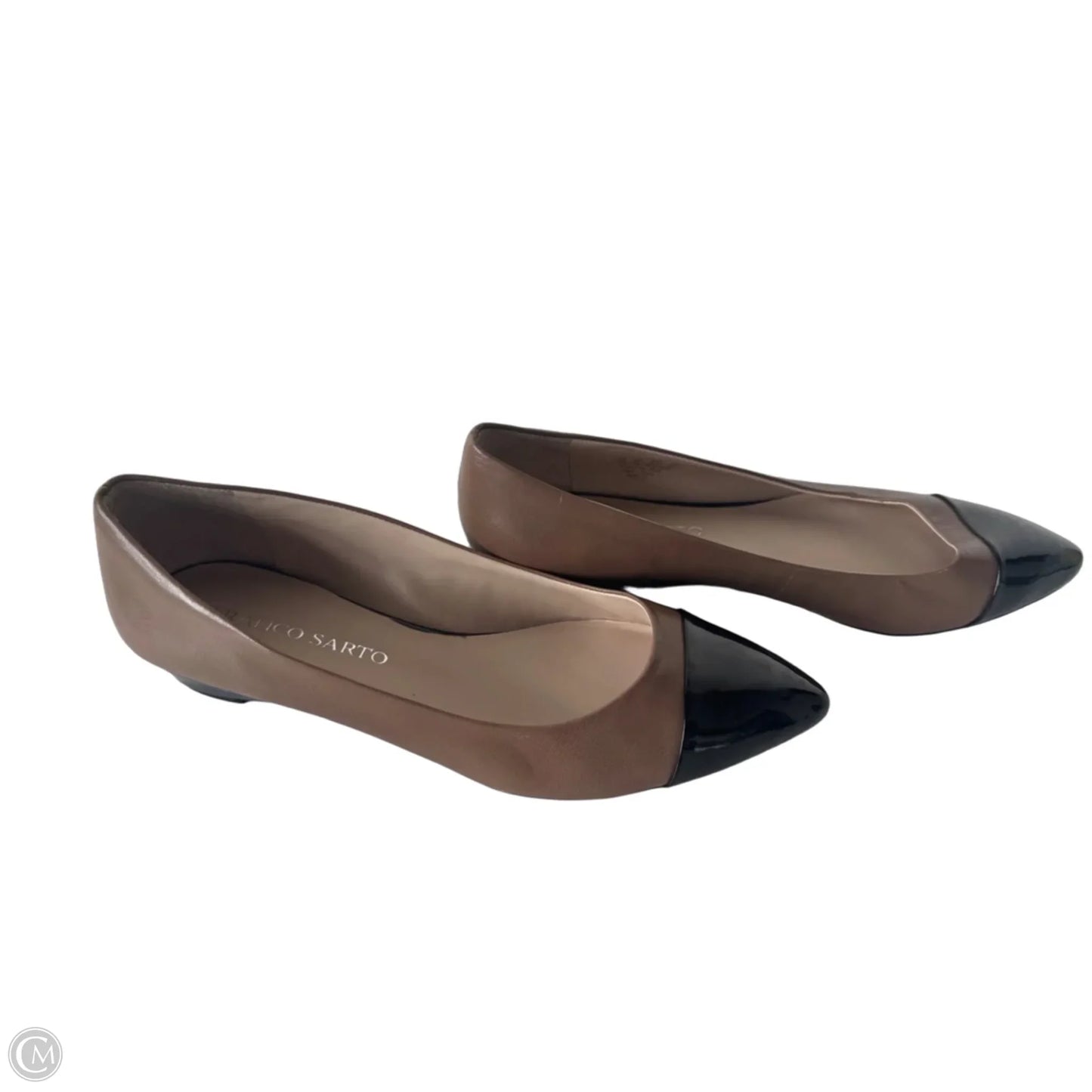 Shoes Flats By Franco Sarto In Black & Brown, Size: 7.5