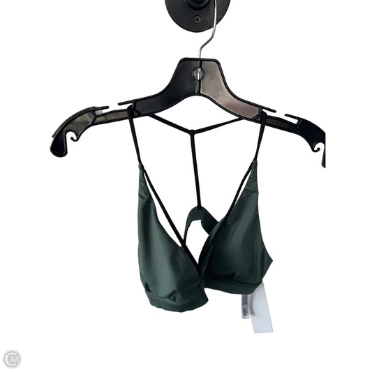 Athletic Bra By Victorias Secret In Black & Green, Size: L
