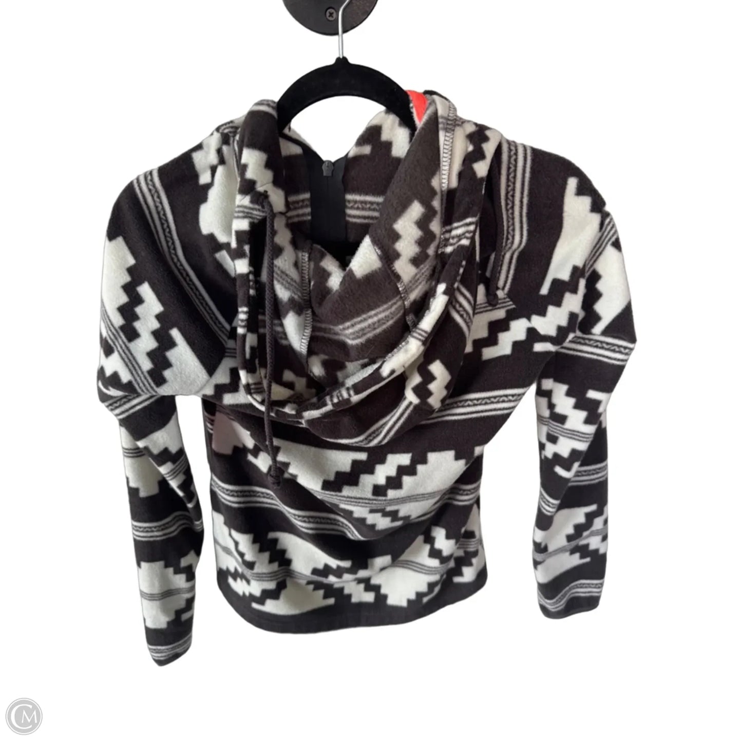 Jacket Fleece By Billabong In Grey & White, Size: S