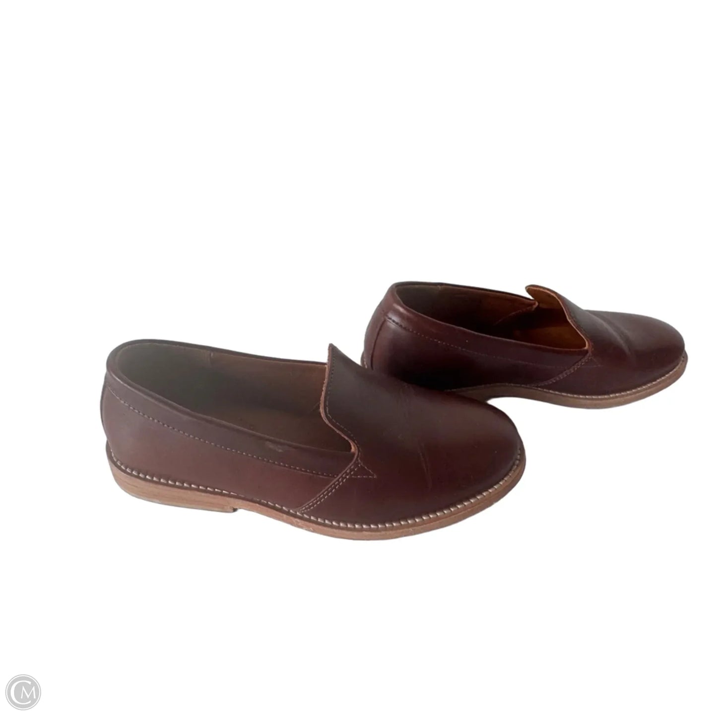 Shoes Flats By Portland Leather In Brown, Size: 5.5