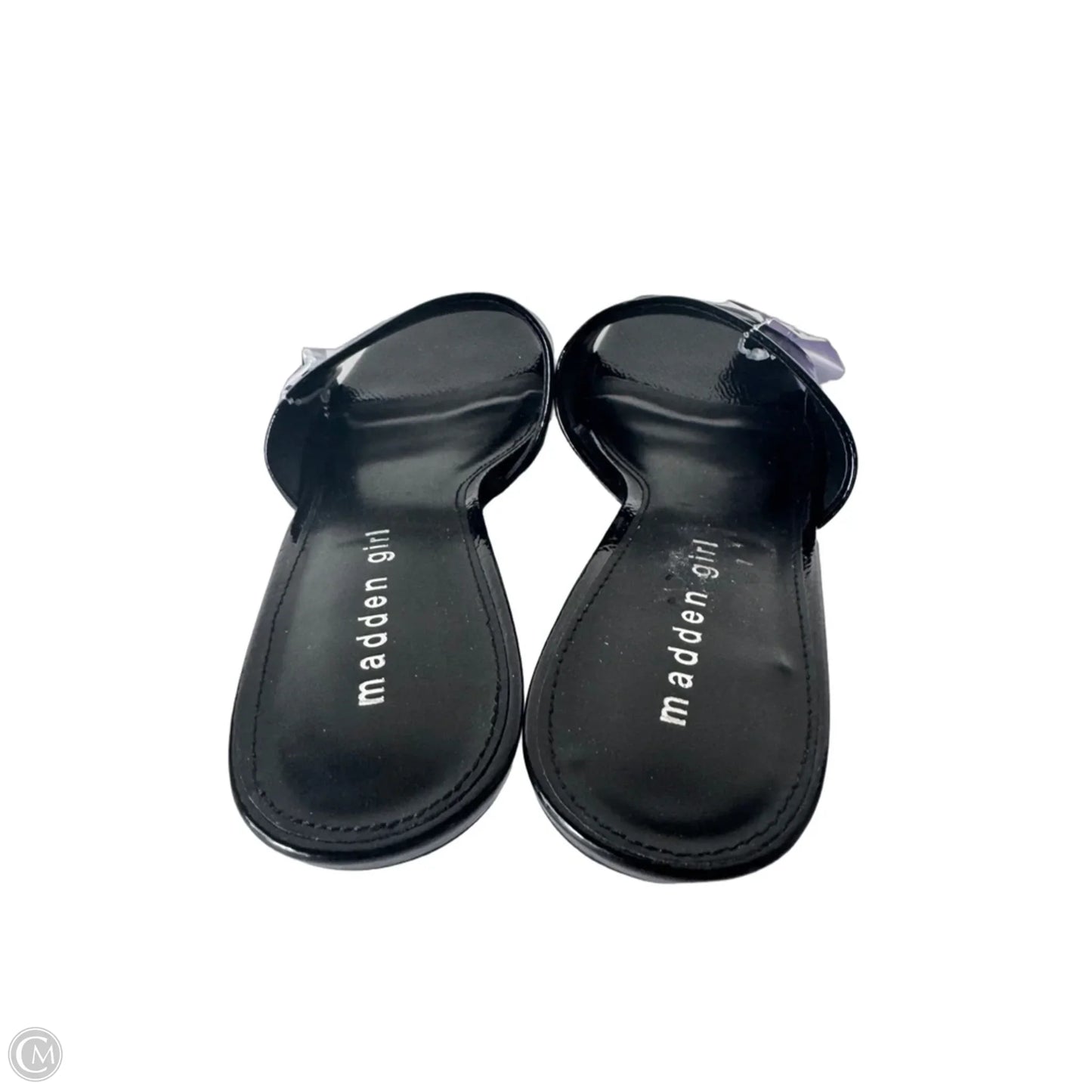 Sandals Heels Kitten By Madden Girl In Black, Size: 9