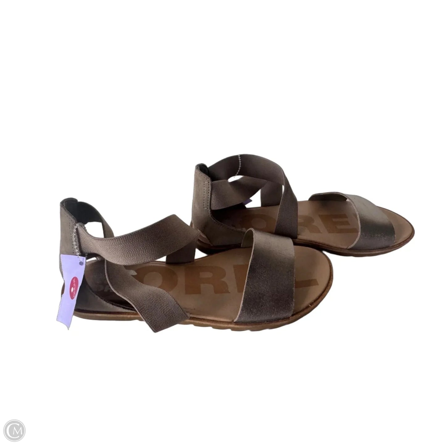 Sandals Flats By Sorel In Gold & Tan, Size: 8.5