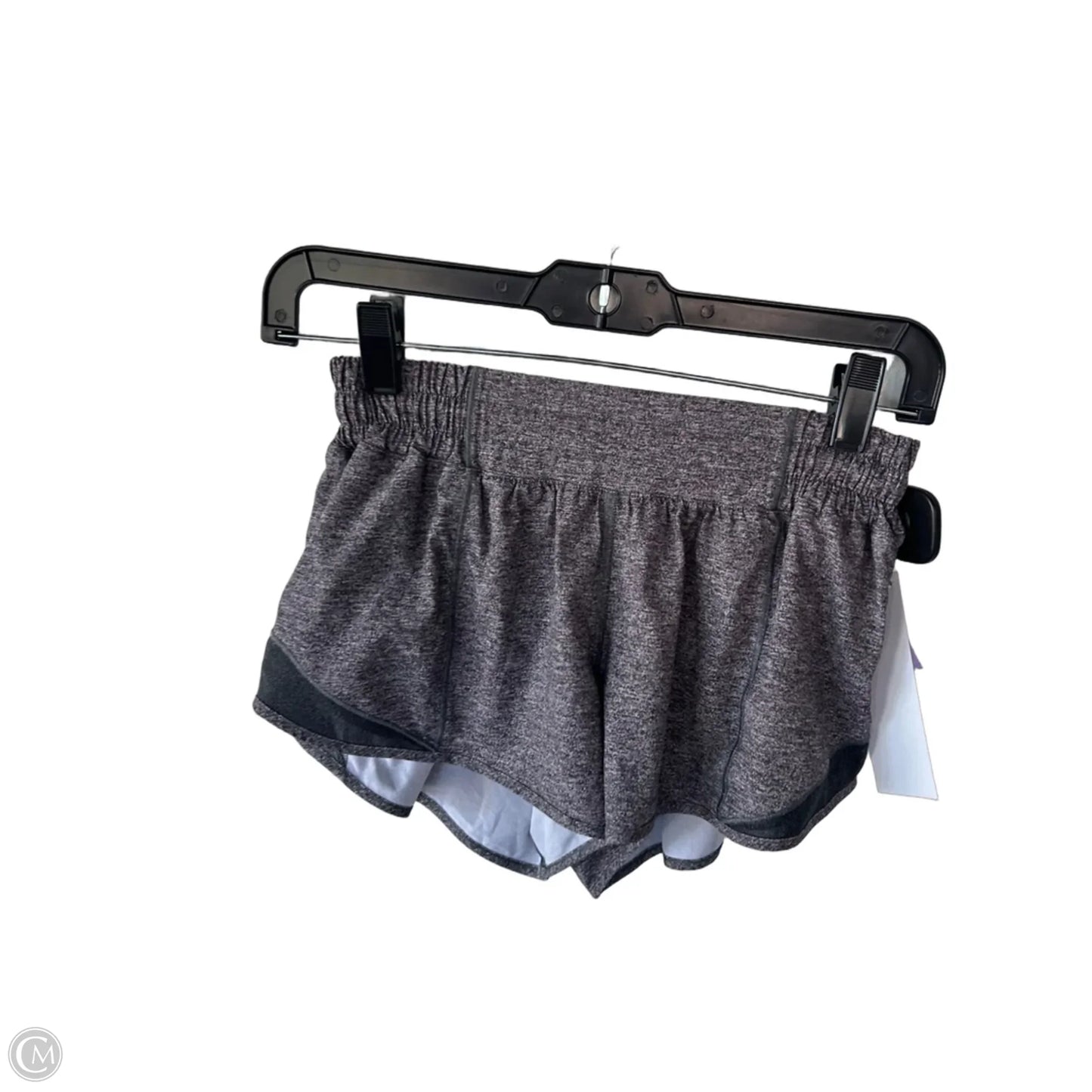 Athletic Shorts By Lululemon In Grey, Size: 4