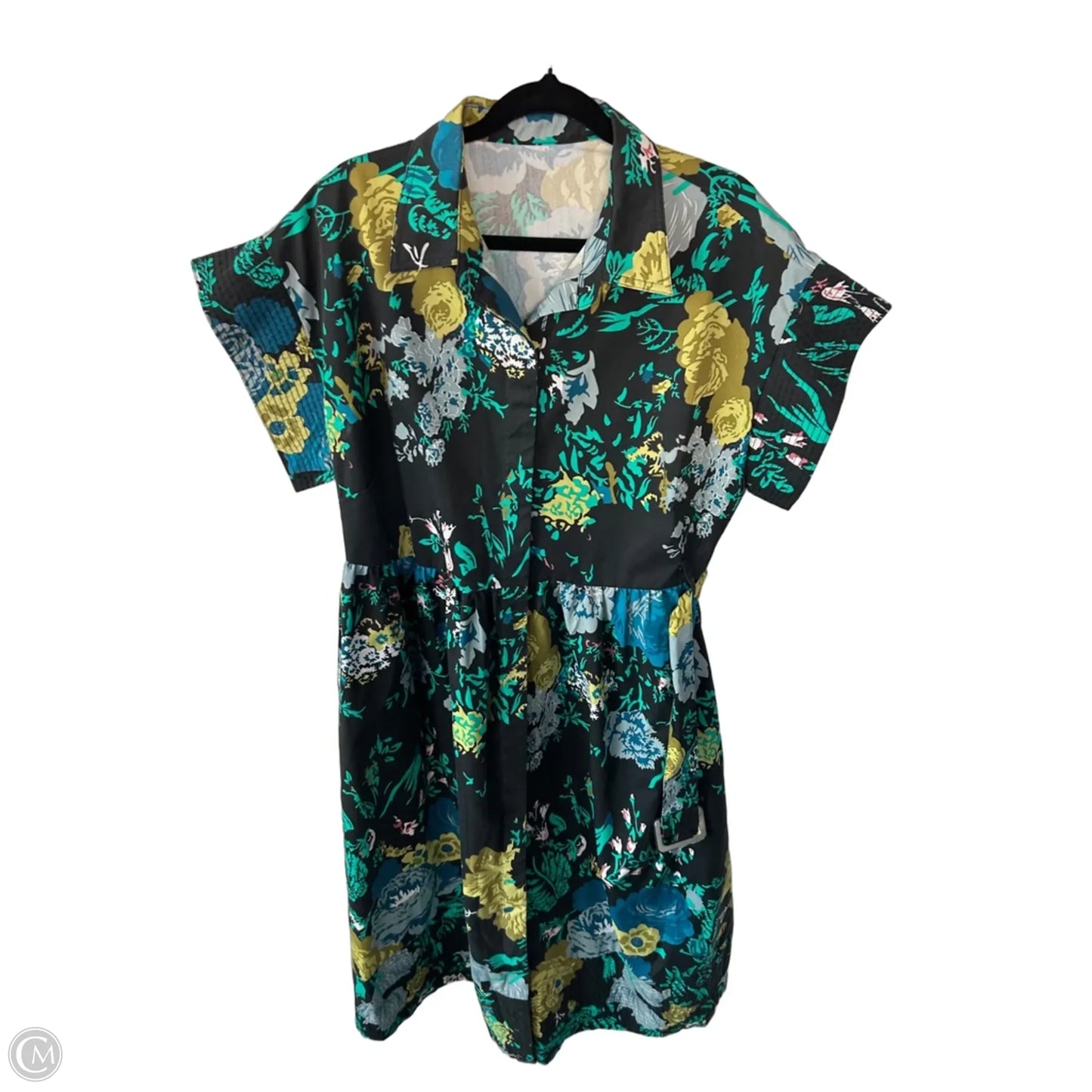Dress Work By Cmf In Black & Yellow, Size: 2x