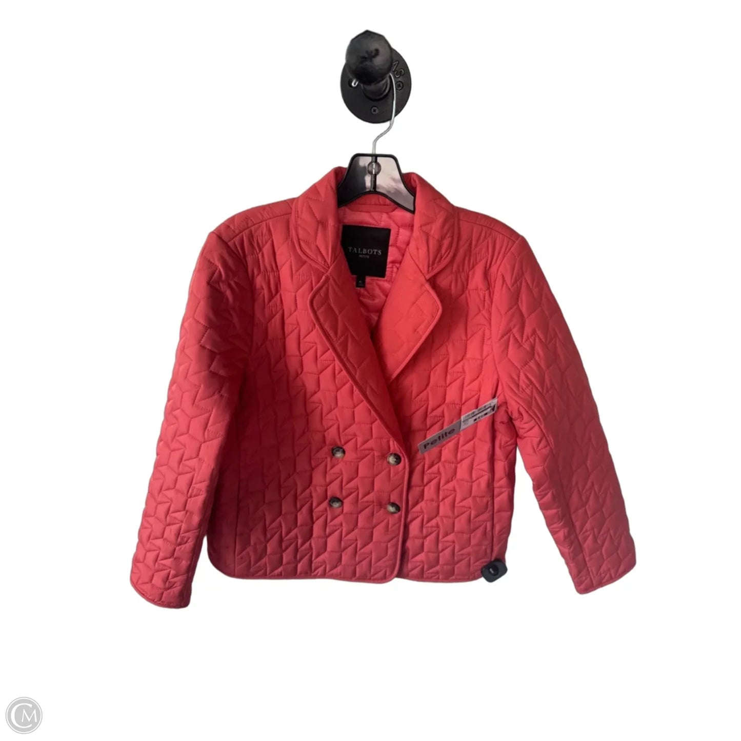 Jacket Puffer & Quilted By Talbots In Orange, Size: Mp