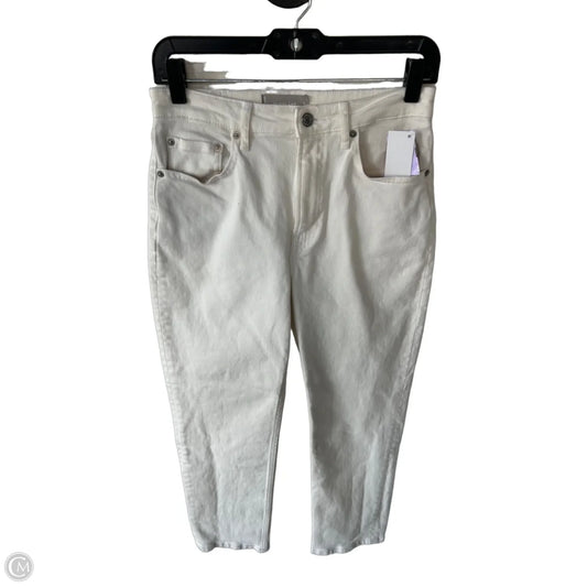 Jeans Straight By Everlane In White Denim, Size: 4