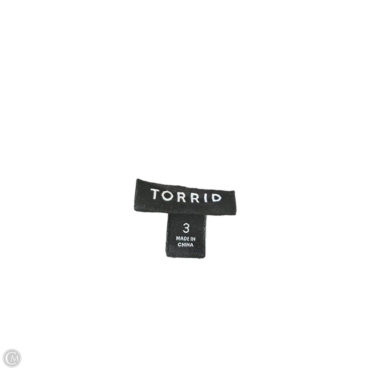 Blouse Long Sleeve By Torrid In Black & White, Size: 3x