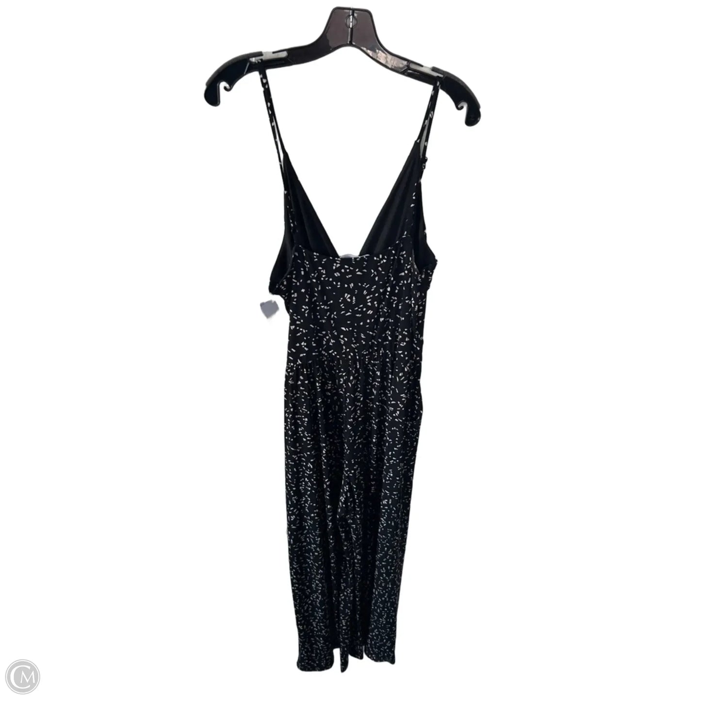 Jumpsuit By Cme In Black & Cream, Size: L