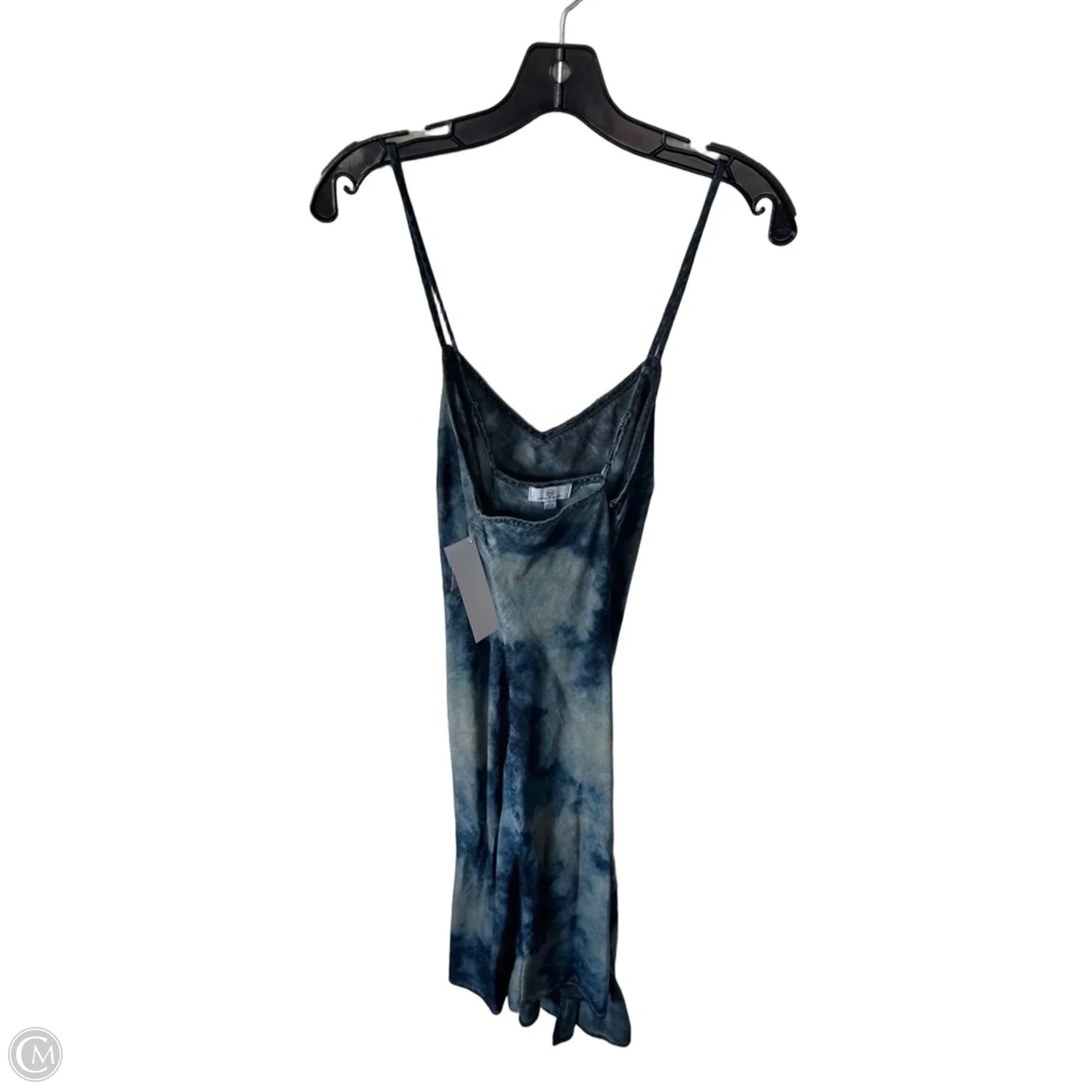 Dress Casual Midi By Adriano Goldschmied In Blue & Grey, Size: L