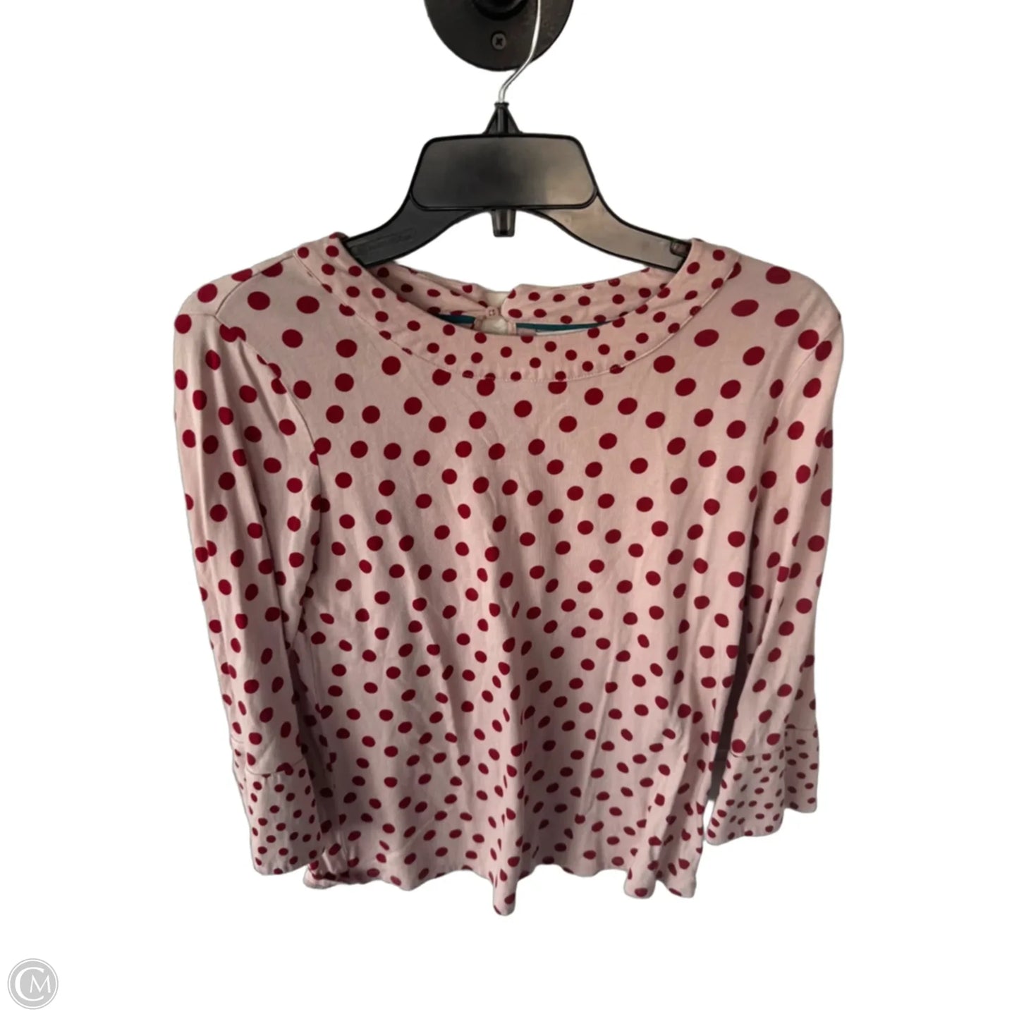 Top Long Sleeve By Boden In Pink & Red, Size: S