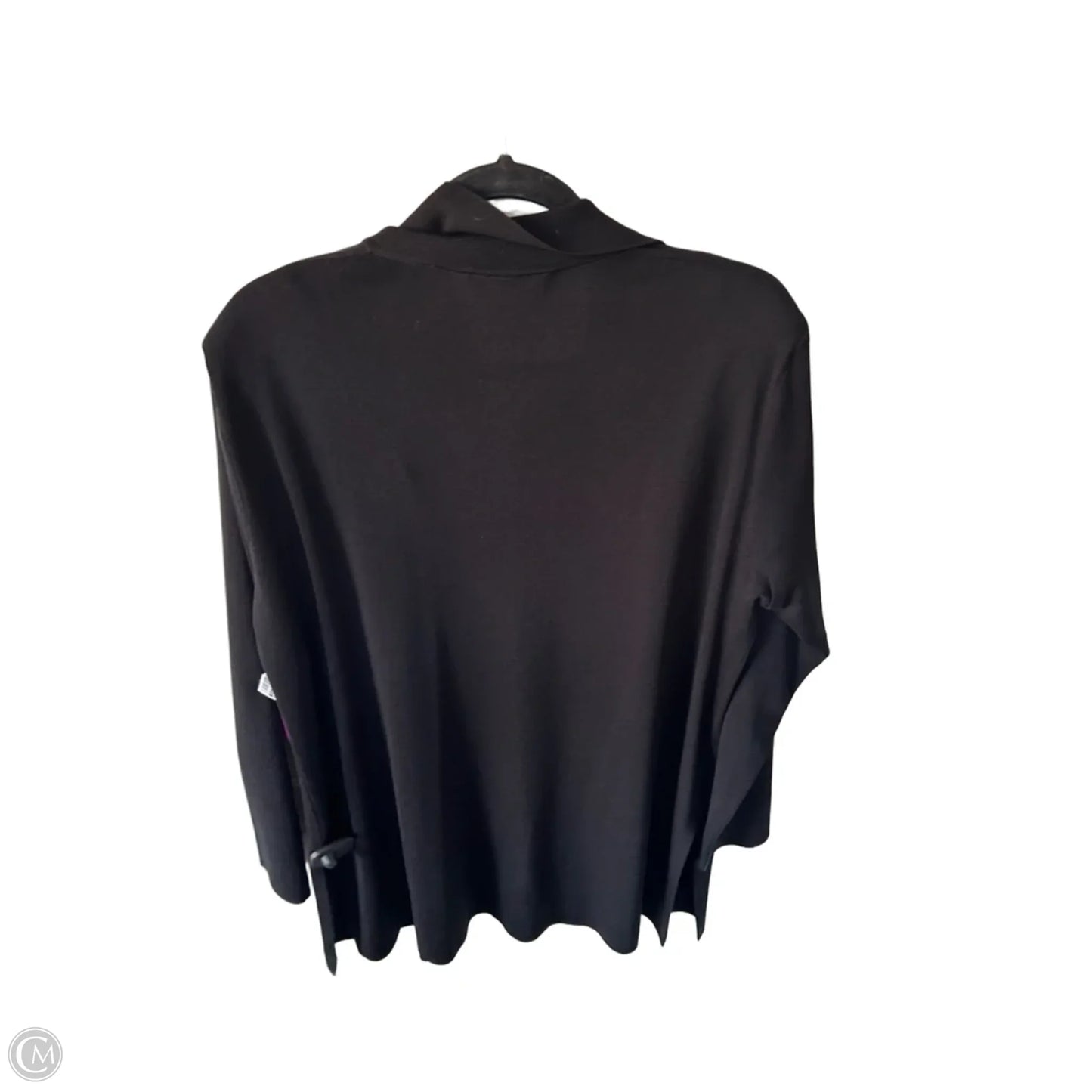 Sweater Cardigan By Misook In Black, Size: M
