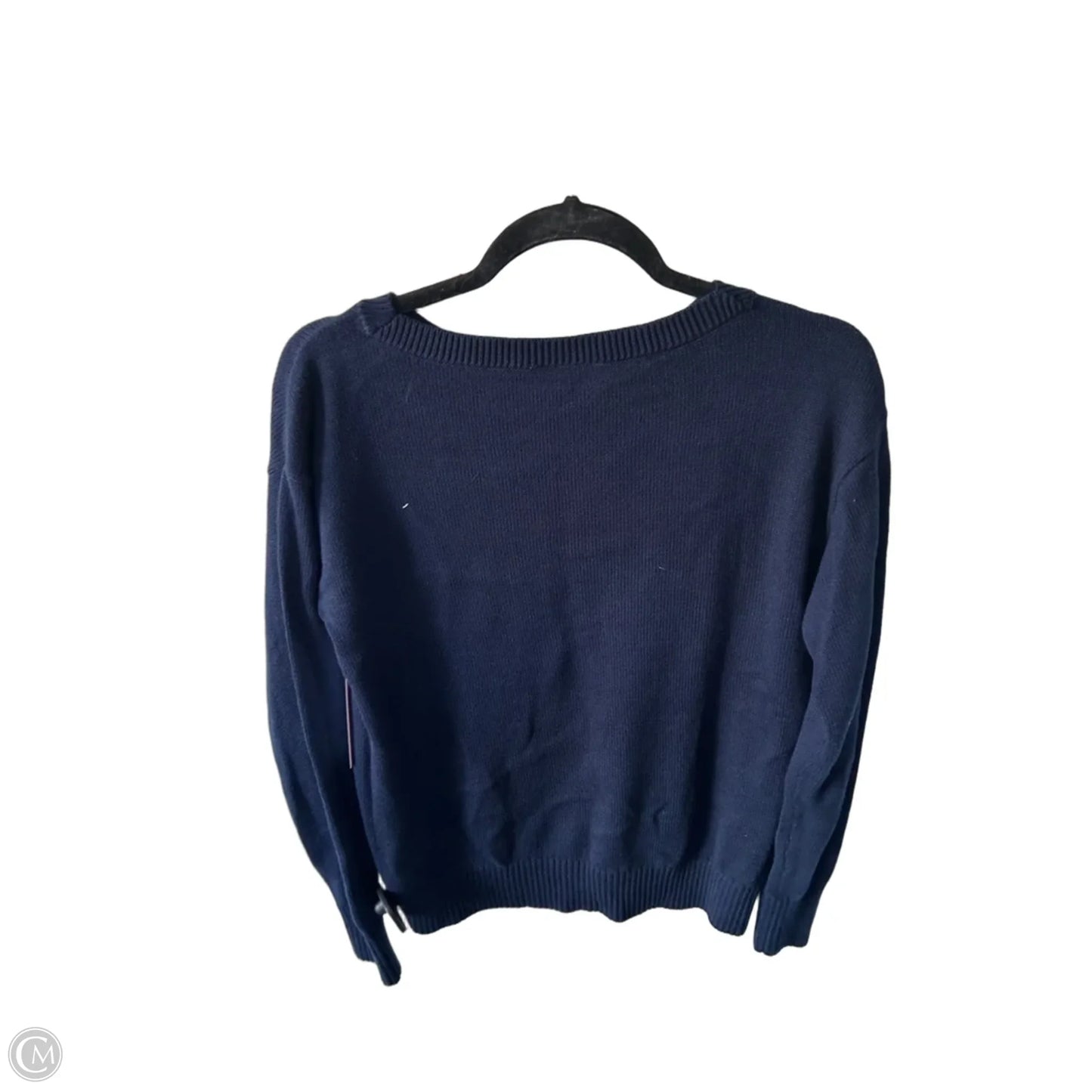 Sweater By Loft In Blue & White, Size: S