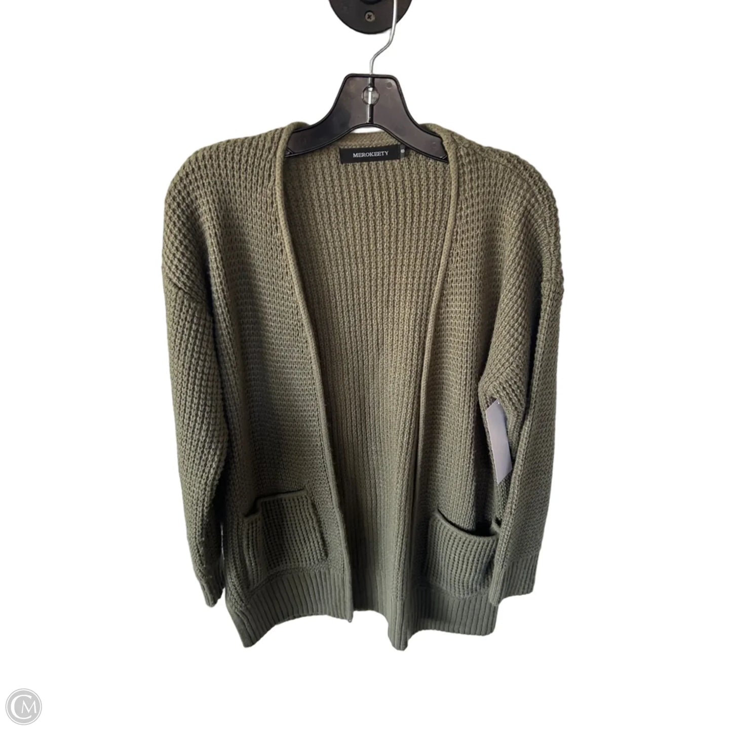 Sweater Cardigan By Merokeety In Green, Size: S