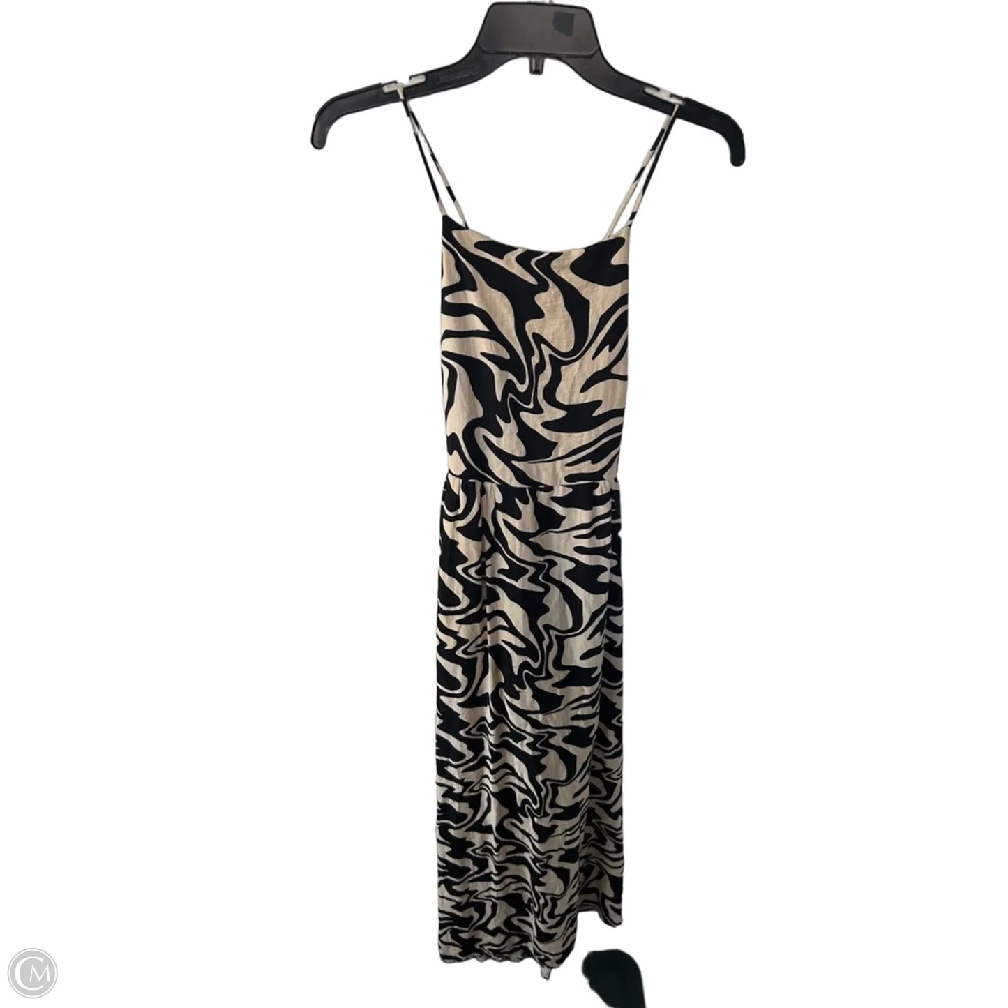 Dress Casual Maxi By By Together In Black & Tan, Size: M
