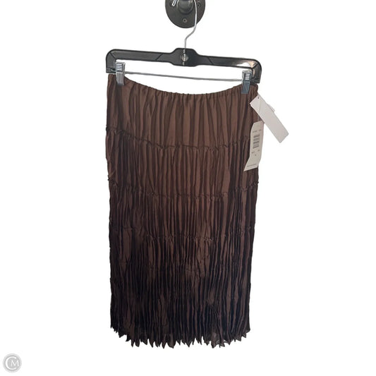 Skirt Midi By Sunny Leigh In Brown, Size: M