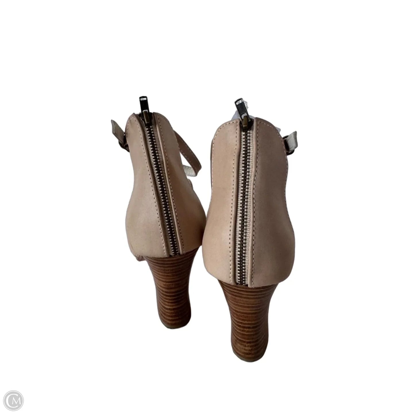 Shoes Heels Block By Cmb In Tan, Size: 8