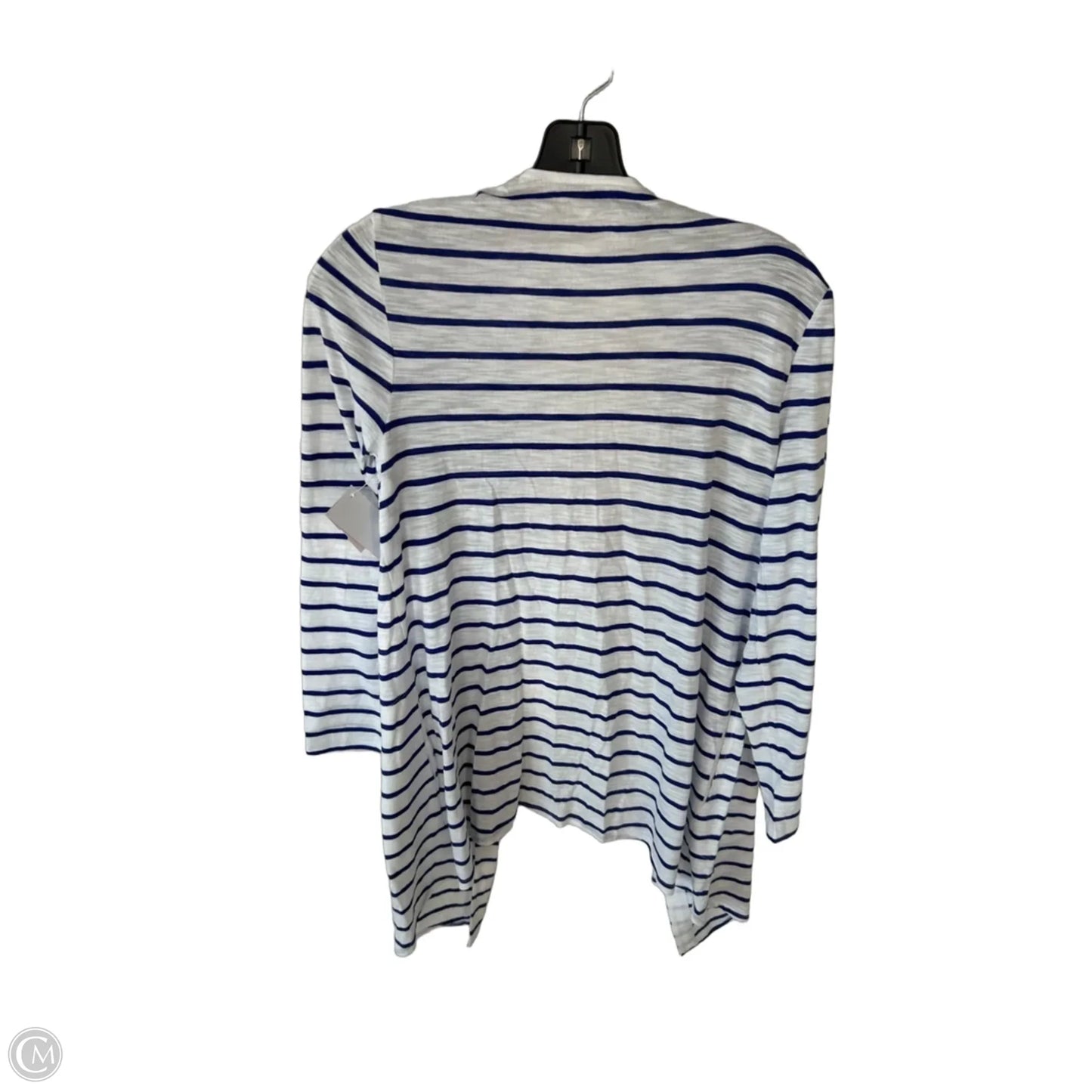 Cardigan By Chicos In Blue & White, Size: S