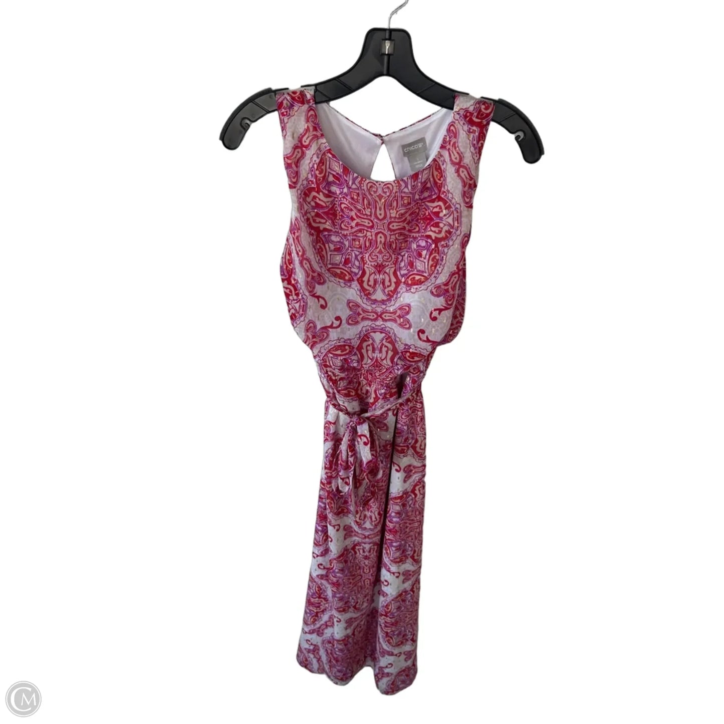 Dress Party Long By Chicos In Purple & Red, Size: M