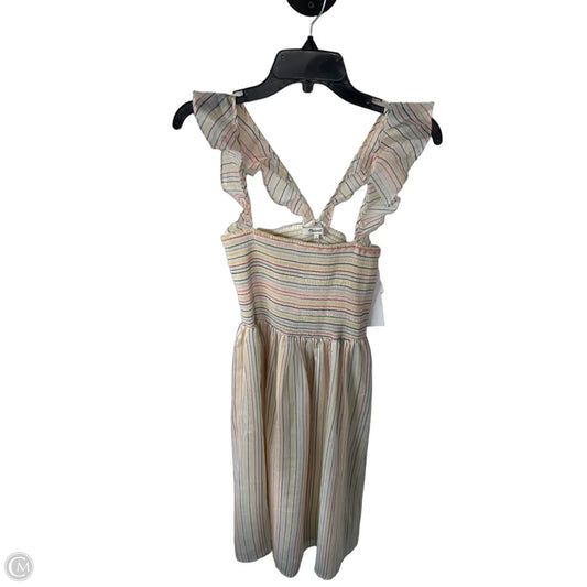 Dress Casual Midi By Madewell In Rainbow Print, Size: S