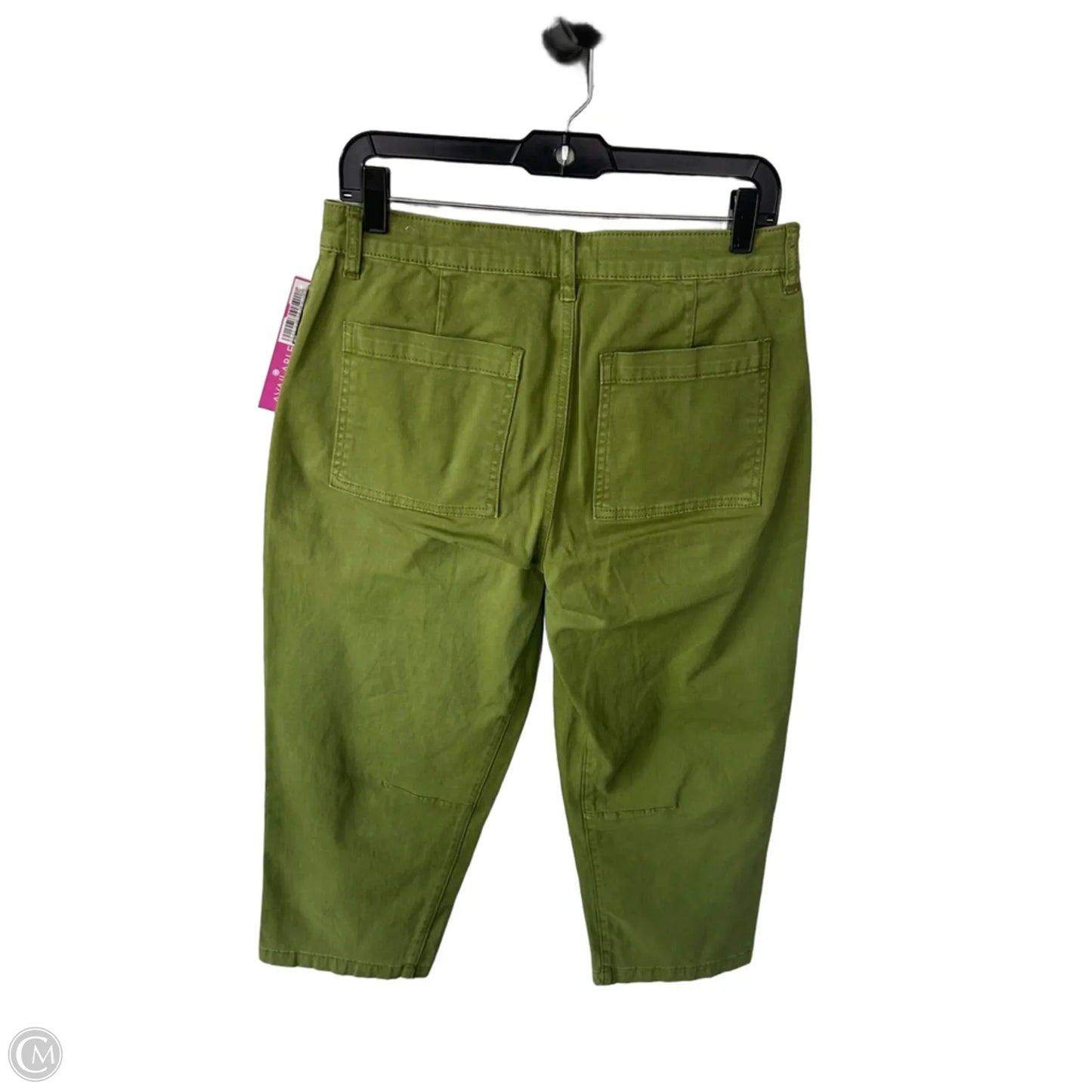 Pants Cropped By Kut In Green, Size: 6