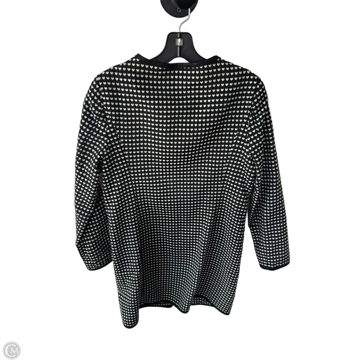 Blazer By Studio M In Black & White, Size: S