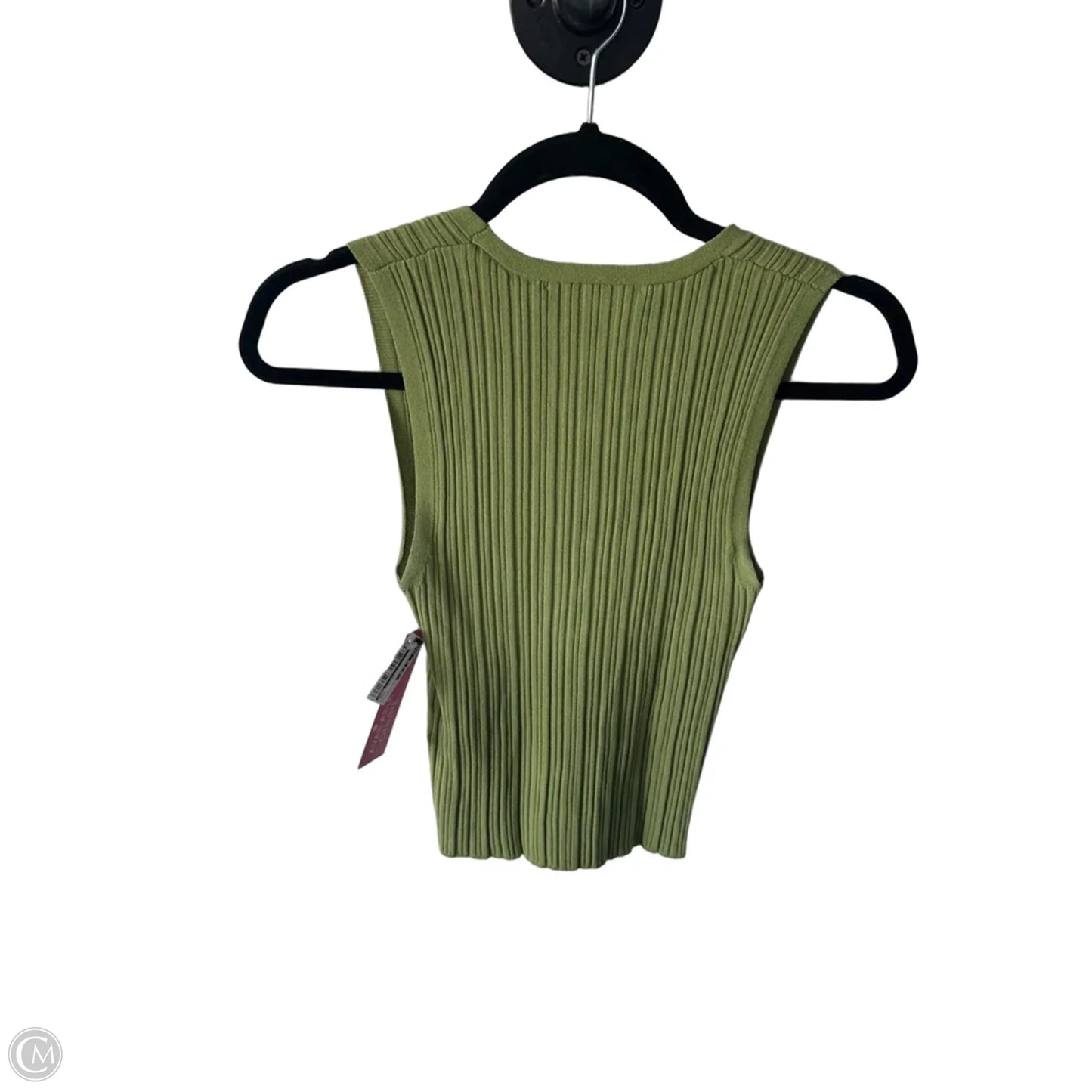 Vest Sweater By Zara In Green, Size: M