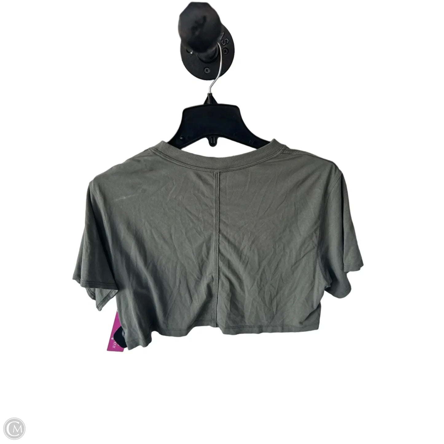 Athletic Top Short Sleeve By Lululemon In Green, Size: S