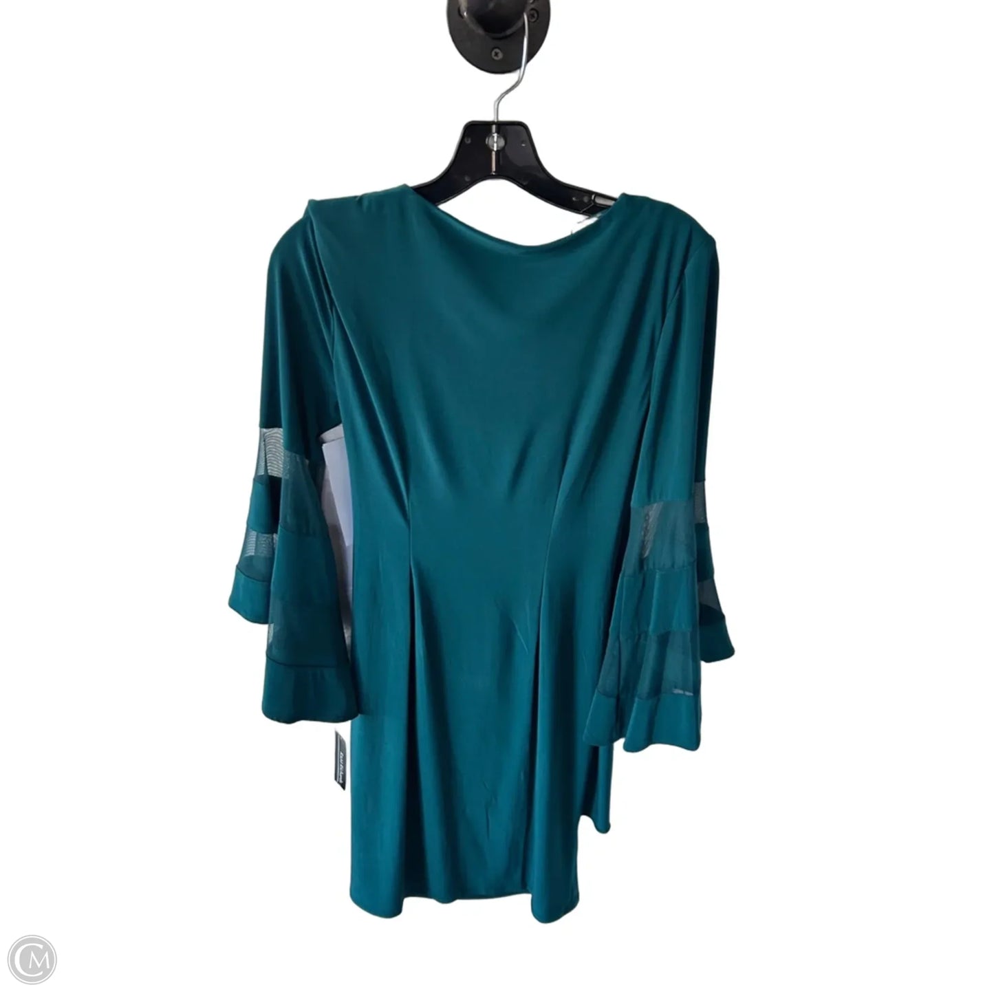 Dress Party Midi By R And M Richards In Green & Silver, Size: S