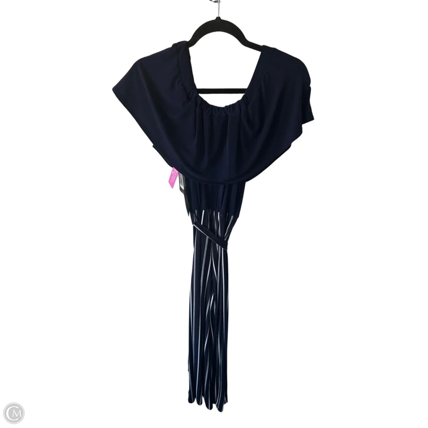 Jumpsuit By Bebe In Blue & White, Size: S