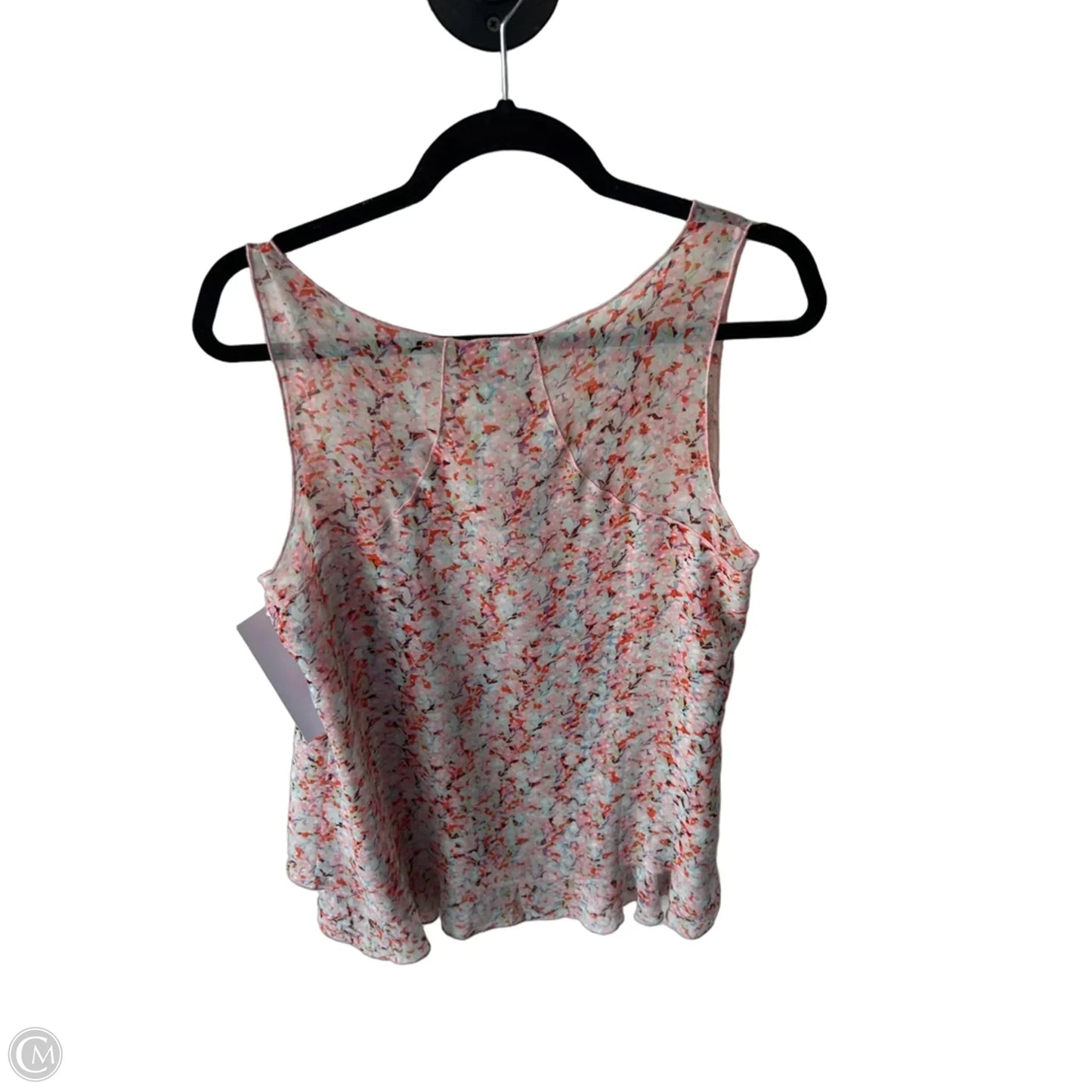 Blouse Sleeveless By Cabi In Orange & Pink, Size: S