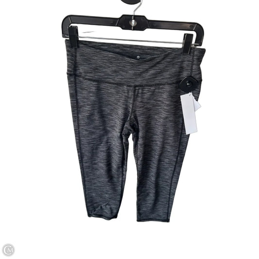 Athletic Leggings Capris By Athleta In Black & Grey, Size: M