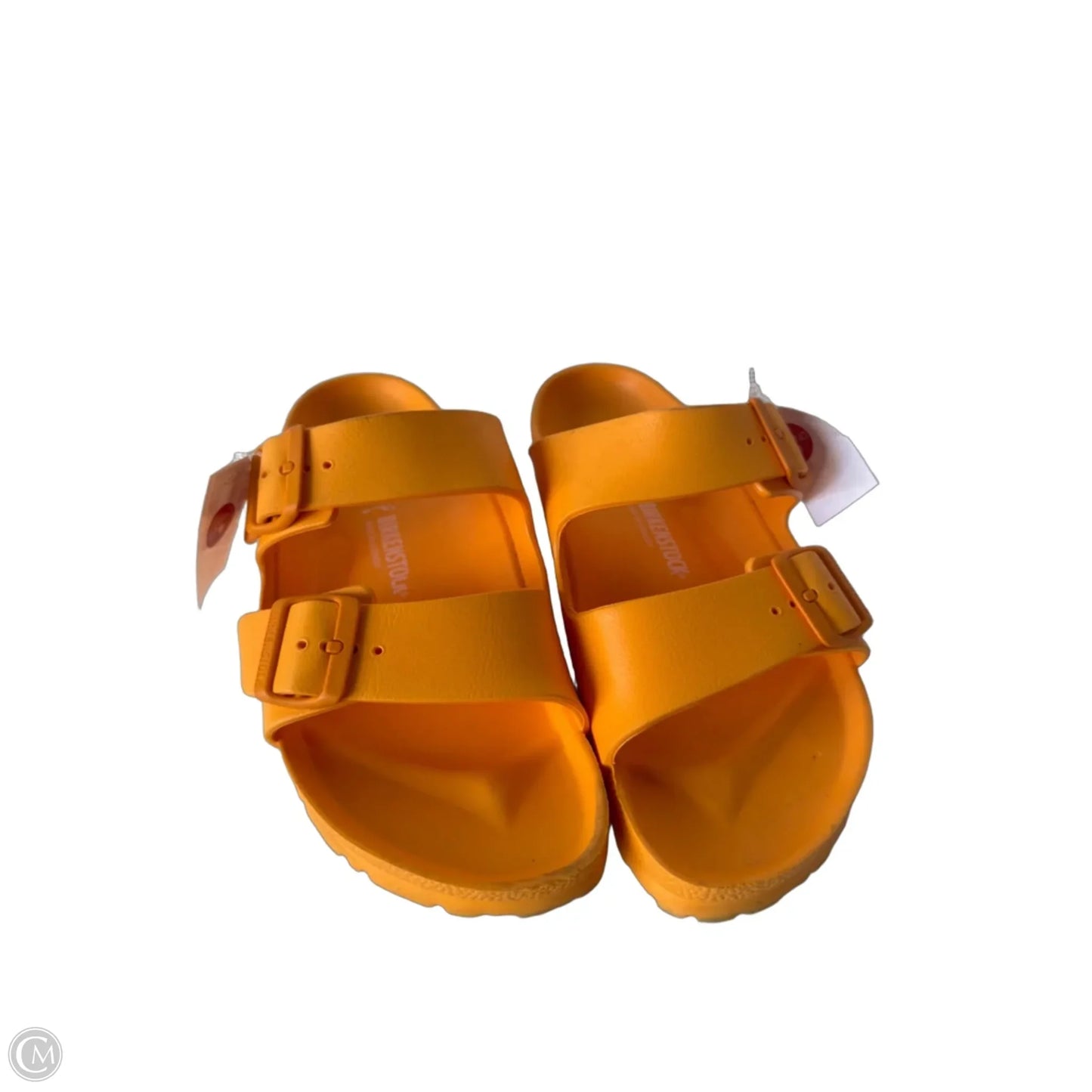 Shoes Flats By Birkenstock In Orange, Size: 10