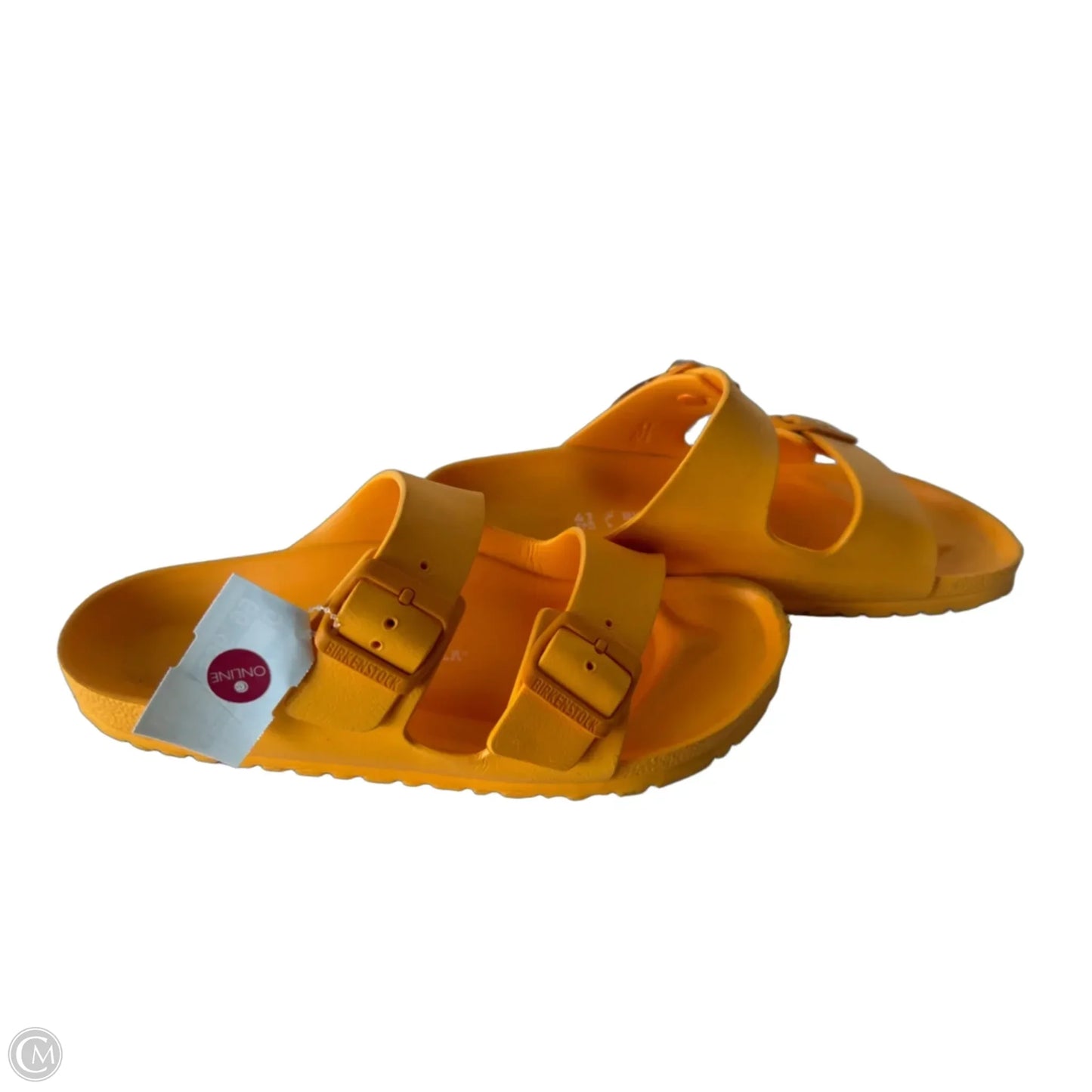 Shoes Flats By Birkenstock In Orange, Size: 10