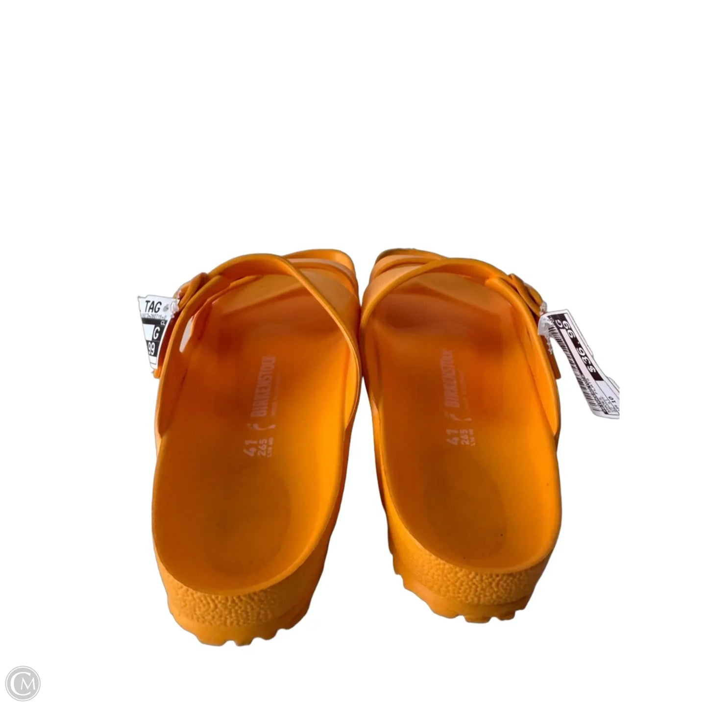 Shoes Flats By Birkenstock In Orange, Size: 10