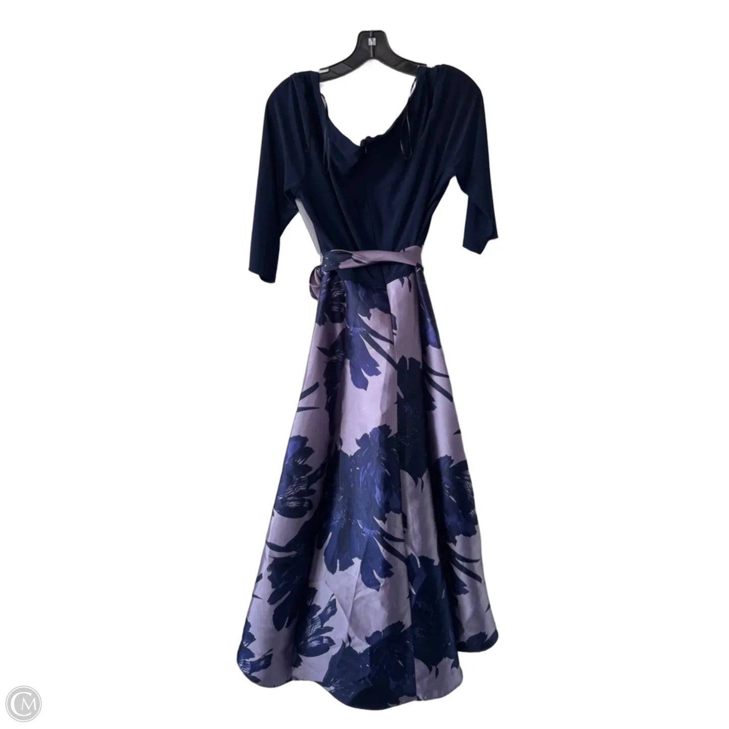 Dress Party Long By R And M Richards In Blue & Purple, Size: L