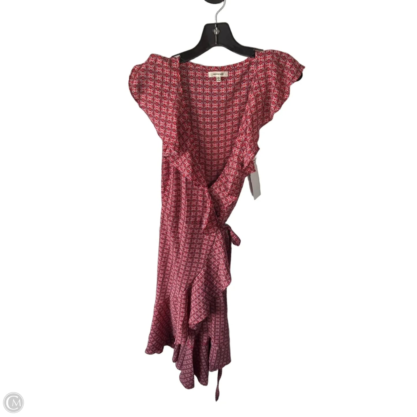 Dress Work By Max Studio In Red & White, Size: M