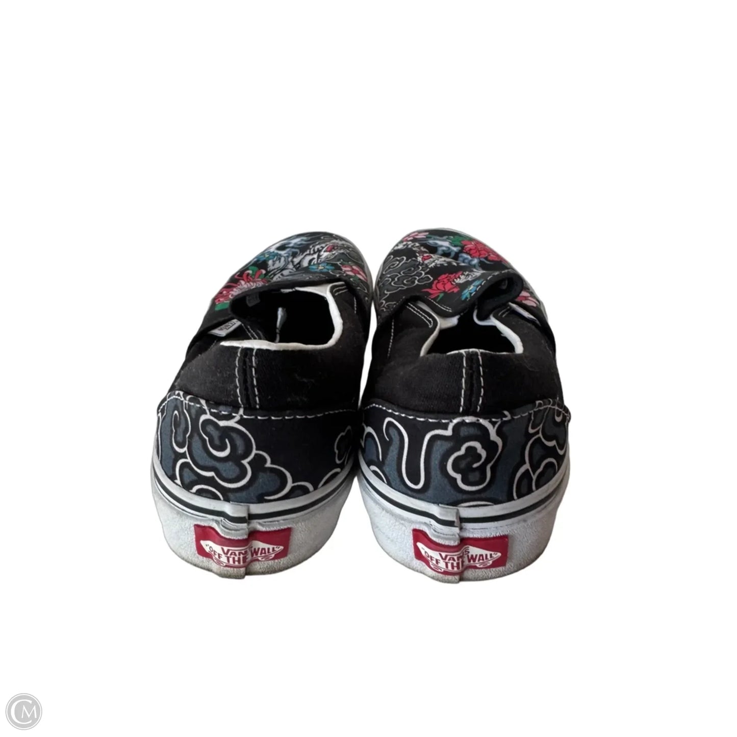 Shoes Sneakers By Vans In Black & White, Size: 9.5