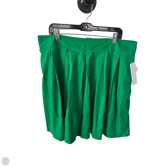 Skirt Mini & Short By Cmf In Green, Size: 20